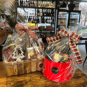 Karácsonyi ajándékkosár