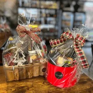 Karácsonyi ajándékkosár